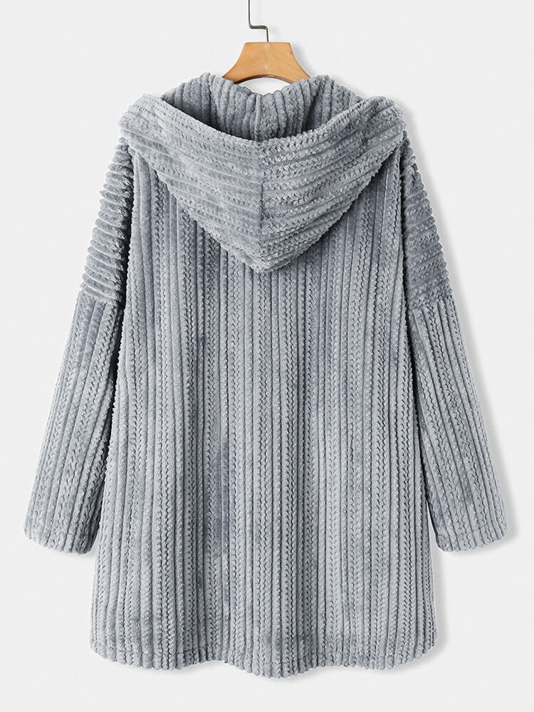 Karine™ - Varm og stilig vinterkåpe med hette