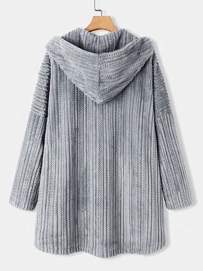 Karine™ - Varm og stilig vinterkåpe med hette